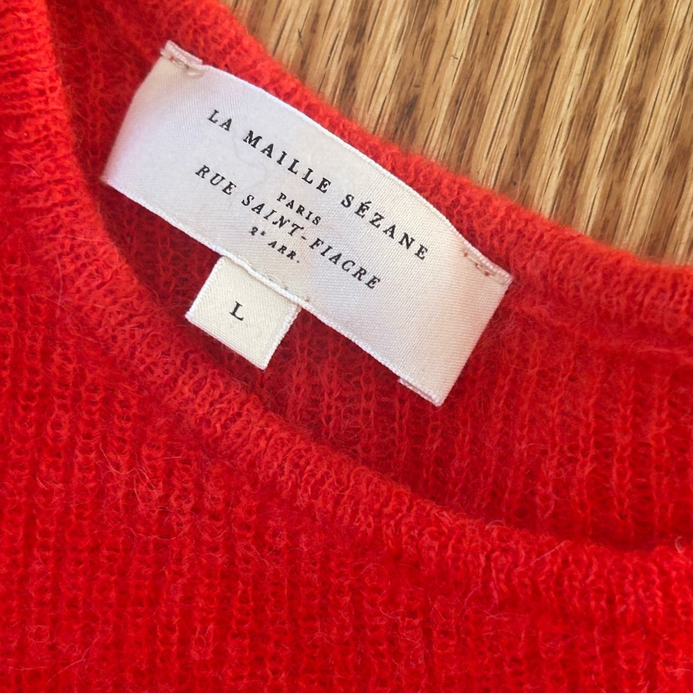 Red Gaspard cardigan - Picture 3 of 8